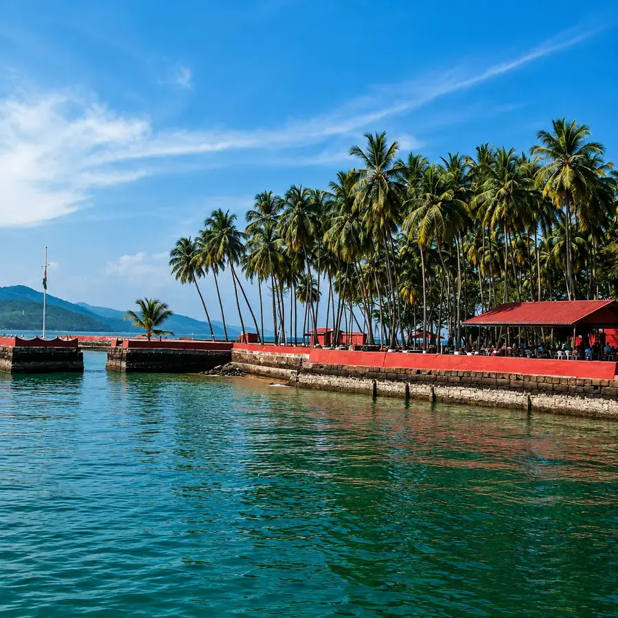 Ross Island (Netaji Subhash Chandra Bose Dweep) jetty, Port Blair