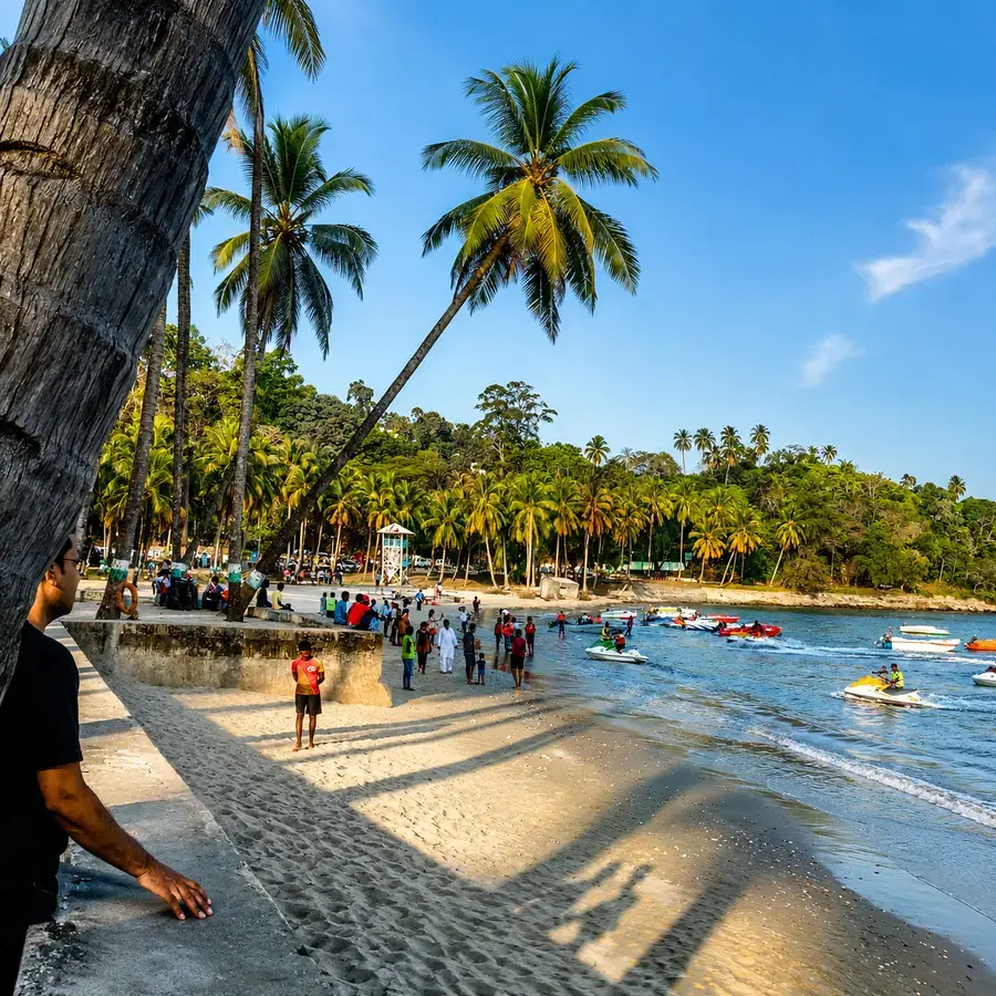 Corbyn's Cove Beach, Port Blair