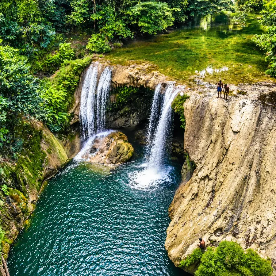 One of the island's waterfalls, Little Andaman